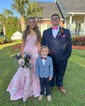 Ball Gown Strapless Satin Floral Prom Dresses With Ruched