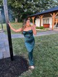 Corset Chocolate Satin Sheath/Column Cowl Neck Party Dresses