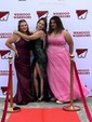 Sheath/Column Cowl Neck Satin Prom Dresses