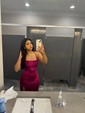Sheath/Column Cowl Neck Tea-length Satin Prom Dresses