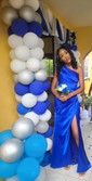 Sheath/Column One Shoulder Satin Prom Dresses With Ruched