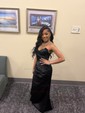 Sheath/Column Strapless Satin Prom Dresses With Ruched