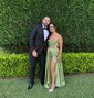 A-line Satin Floor-length Strapless Prom Dresses With Ruched