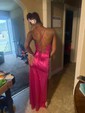 Sheath/Column Sweetheart Satin Corset Prom Dresses With Ruched
