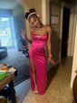 Sheath/Column Sweetheart Satin Corset Prom Dresses With Ruched