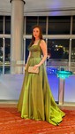 Ball Gown Sweetheart Satin Prom Dresses With Ruched