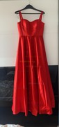 Ball Gown Sweetheart Satin Prom Dresses With Split