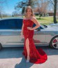Sheath/Column Strapless Sparkly Velvet Sequin Prom Dresses