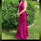 Mermaid V-neck Backless Sparkly Velvet Sequin Prom Dresses