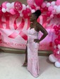 Sheath/Column Strapless Sparkly Velvet Sequin Prom Dresses