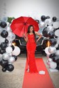 Sheath/Column Strapless Sparkly Velvet Sequin Prom Dresses