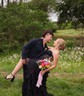 Ball Gown Strapless Chiffon Ruffle Tiered Prom Dresses With Appliques