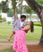 Ball Gown Strapless Chiffon Tiered Prom Dresses With Appliques