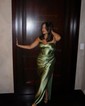 Sheath/Column Strapless Satin Corset Prom Dresses With Ruched