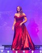 Sheath/Column Off-the-shoulder Satin Prom Dresses With Appliques