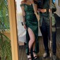 Sheath/Column Off-the-shoulder Satin Prom Dresses With Appliques