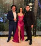 Sheath/Column V-neck Satin Floor-length Corset Prom Dresses With Ruched