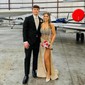 Sheath/Column Strapless Sparkly Sequin Prom Dresses With Beading