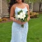 Black Mermaid Scoop Neck Backless Tulle Prom Dresses With Appliques