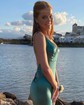 Trumpet/Mermaid V-neck Silk-like Satin Sweep Train Prom Dresses With Ruched