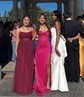 Sheath/Column Strapless Satin Corset Prom Dresses With Beading