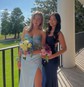 Sheath/Column Strapless Satin Corset Prom Dresses With Beading