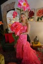 Mermaid Sweetheart Tulle Tiered Prom Dresses With Appliques