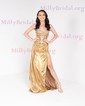 Sparkly Mermaid Strapless Metallic Prom Dresses With Beading