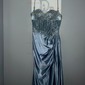 Sheath/Column Sweetheart Satin Corset Prom Dresses With Appliques