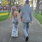 Mermaid V-neck Backless Sparkly Sequin Prom Dresses