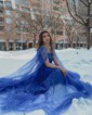 Ball Gown Sweetheart Tulle Prom Dresses With Ruched