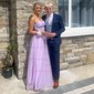 Ball Gown Strapless Tulle Prom Dresses With Appliques