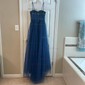 Ball Gown Sweetheart Tulle Corset Prom Dresses With Appliques