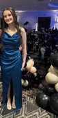 Sheath/Column Cowl Neck Floor-length Satin Prom Dresses With Ruched