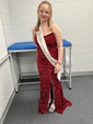 Mermaid Scoop Neck Sparkly Velvet Sequin Prom Dresses