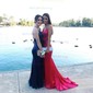 Mermaid V-neck Sparkly Sequin Prom Dresses