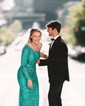 Sheath/Column One Shoulder Sparkly Sequin Prom Dresses With Long Sleeves