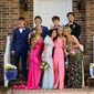 Trumpet/Mermaid One Shoulder Stretch Crepe Sweep Train Prom Dresses With Ruched