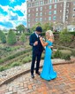 Trumpet/Mermaid Off-the-shoulder Stretch Crepe Sweep Train Prom Dresses