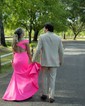 Trumpet/Mermaid Off-the-shoulder Stretch Crepe Sweep Train Prom Dresses