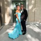 Trumpet/Mermaid Off-the-shoulder Stretch Crepe Sweep Train Prom Dresses