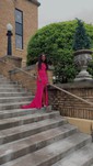 Mermaid One Shoulder Cut Out Sparkly Velvet Sequin Prom Dresses