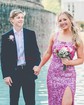 Sheath/Column Square Neck Sparkly Sequin Prom Dresses