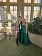 Ball Gown Strapless Satin Prom Dresses With Ruched