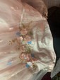 Ball Gown Off-the-shoulder Tulle 3D Floral Prom Dresses With Puff Sleeve