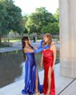 Sheath/Column Satin Strapless Prom Dresses With Ruched