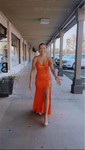 Sheath/Column V-neck Sparkly Sequin Prom Dresses