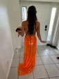 Sheath/Column V-neck Sparkly Sequin Prom Dresses