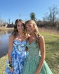 Corset Strapless A-line Chiffon Tiered Floral Homecoming Dresses