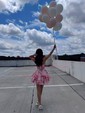 Corset A-line Sweetheart Chiffon Tiered Floral Homecoming Dresses